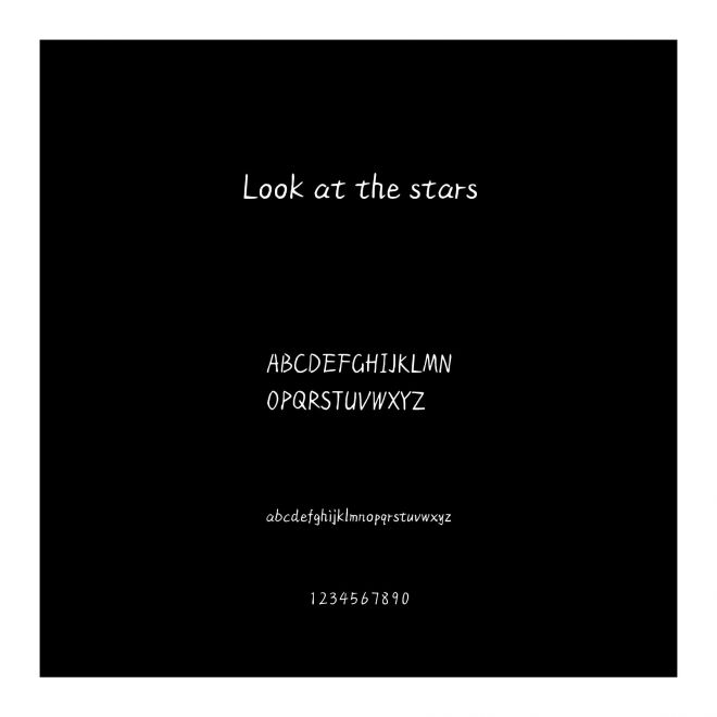 Look at the stars