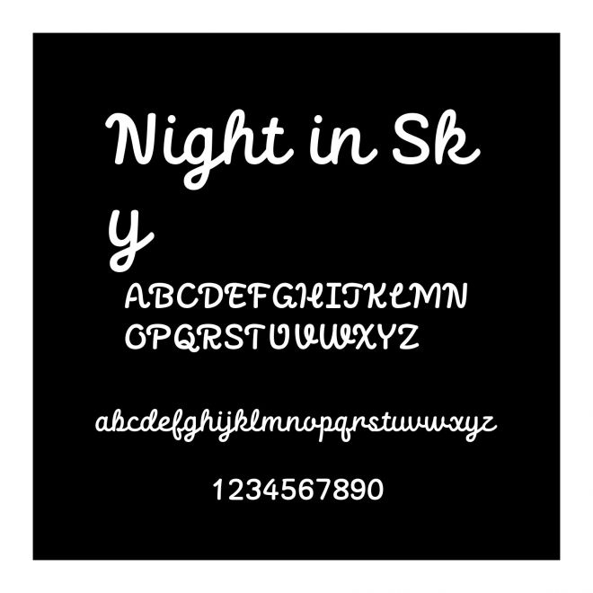 Night in Sky