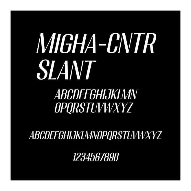 Migha-CNTRSlant