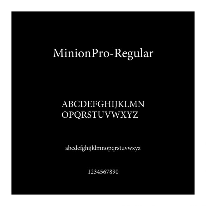MinionPro-Regular