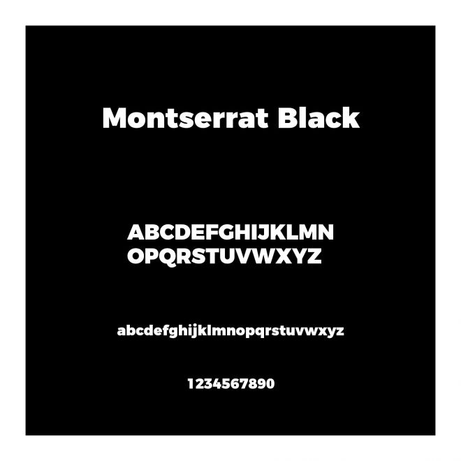 Montserrat Black