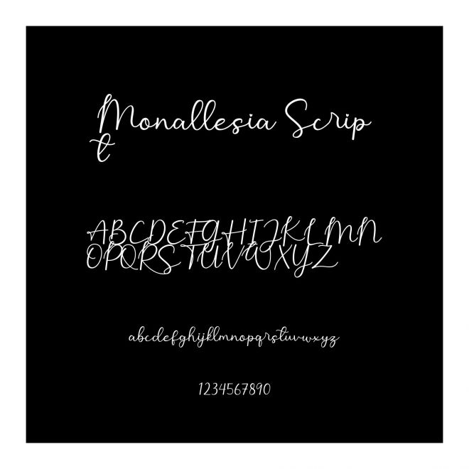 Monallesia Script