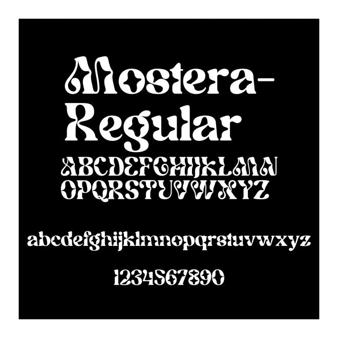 Mostera-Regular