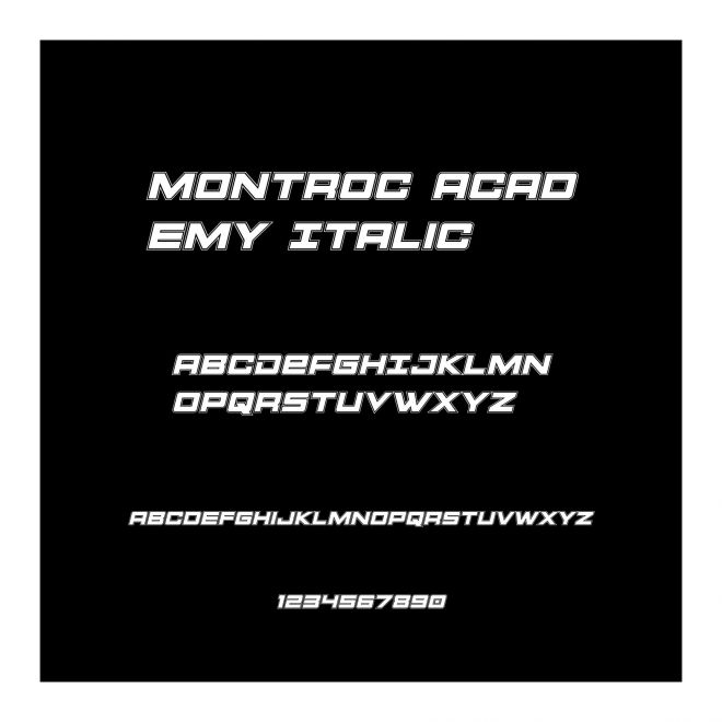 Montroc Academy Italic