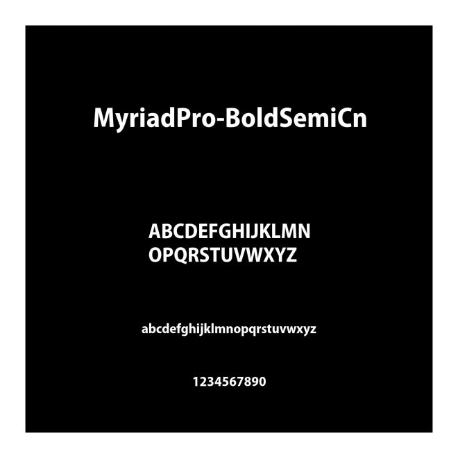 MyriadPro-BoldSemiCn