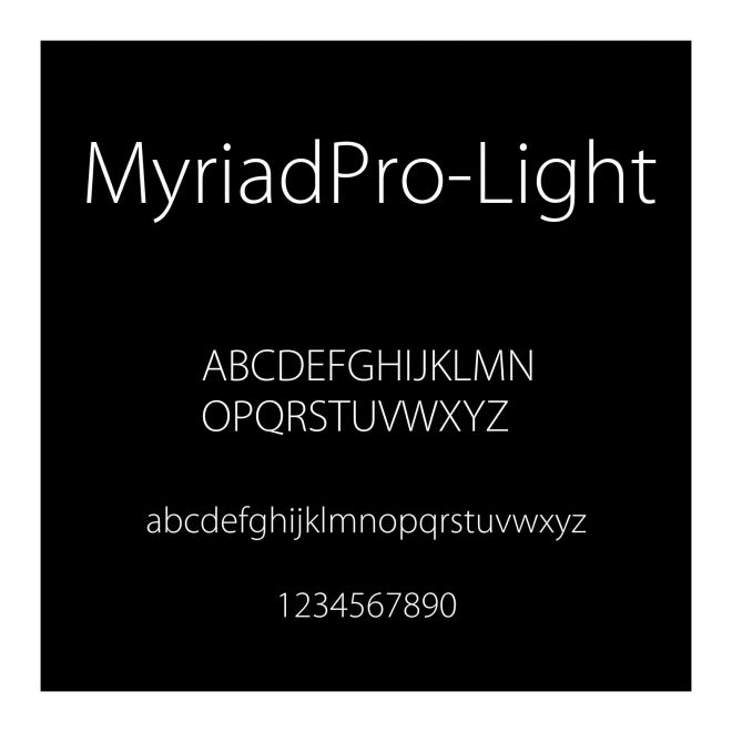 MyriadPro-Light