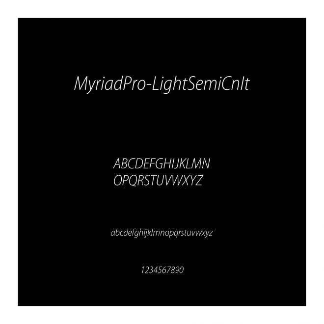 MyriadPro-LightSemiCnIt