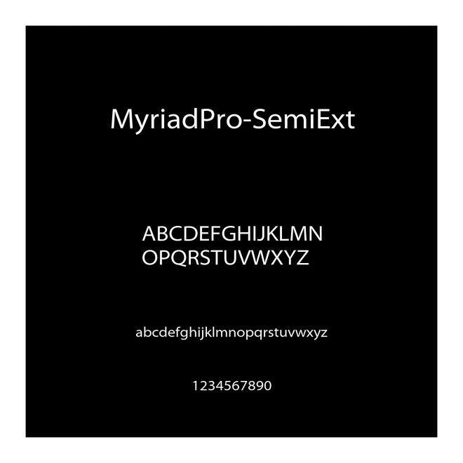 MyriadPro-SemiExt