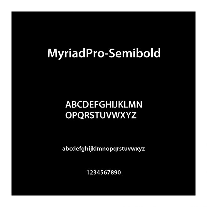 MyriadPro-Semibold