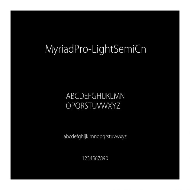 MyriadPro-LightSemiCn