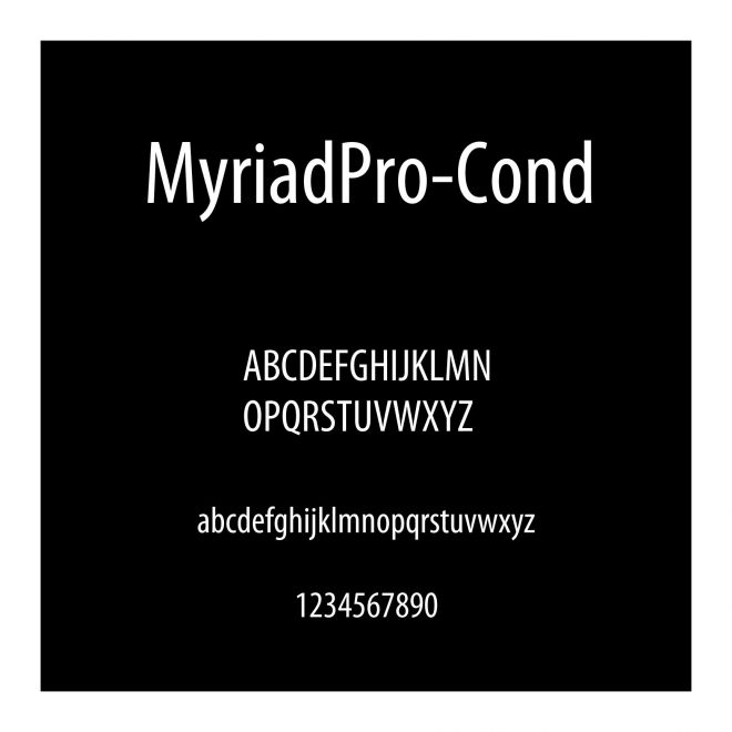 MyriadPro-Cond