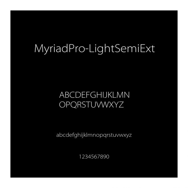 MyriadPro-LightSemiExt