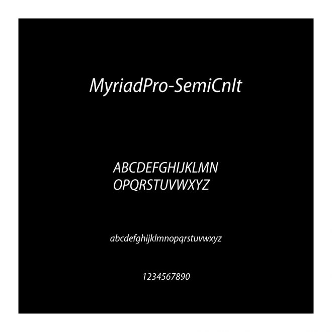 MyriadPro-SemiCnIt