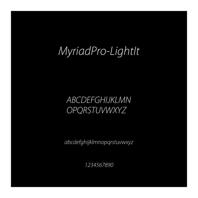 MyriadPro-LightIt