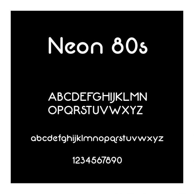 Neon 80s