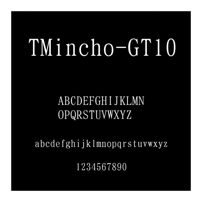 TMincho-GT10