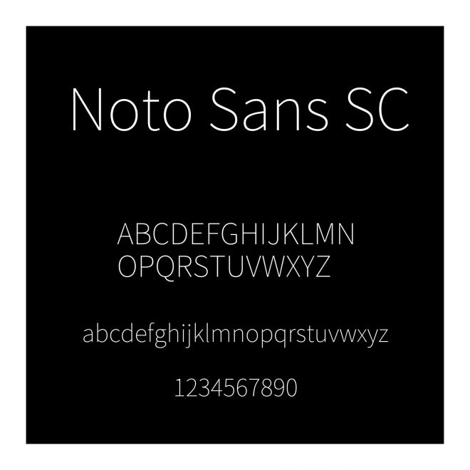 Noto Sans SC