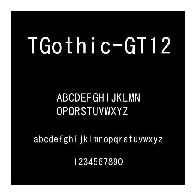 TGothic-GT12