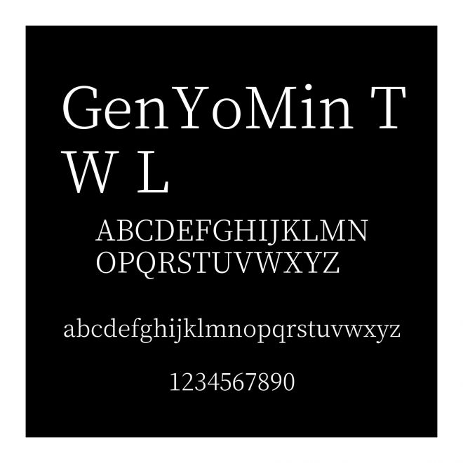 GenYoMin TW L