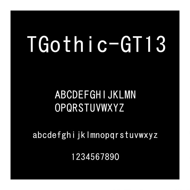 TGothic-GT13