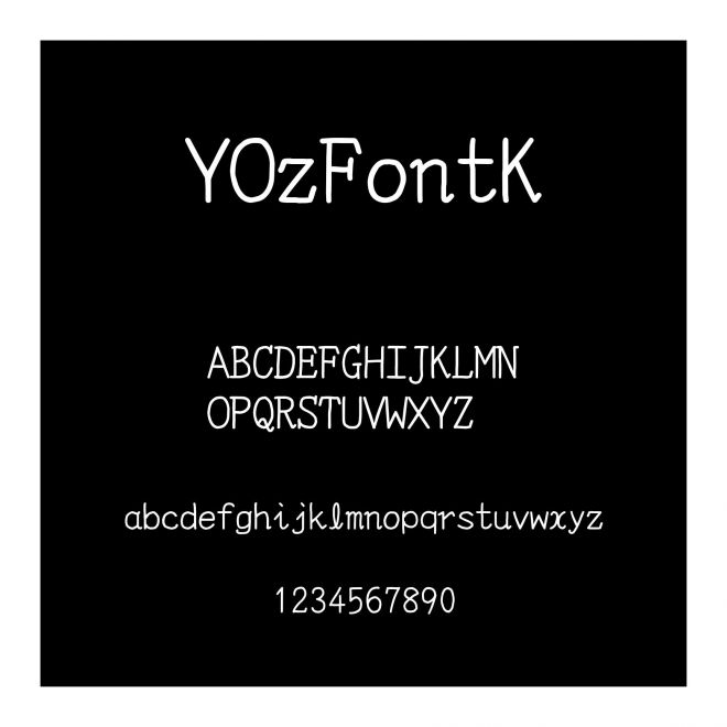 YOzFontK