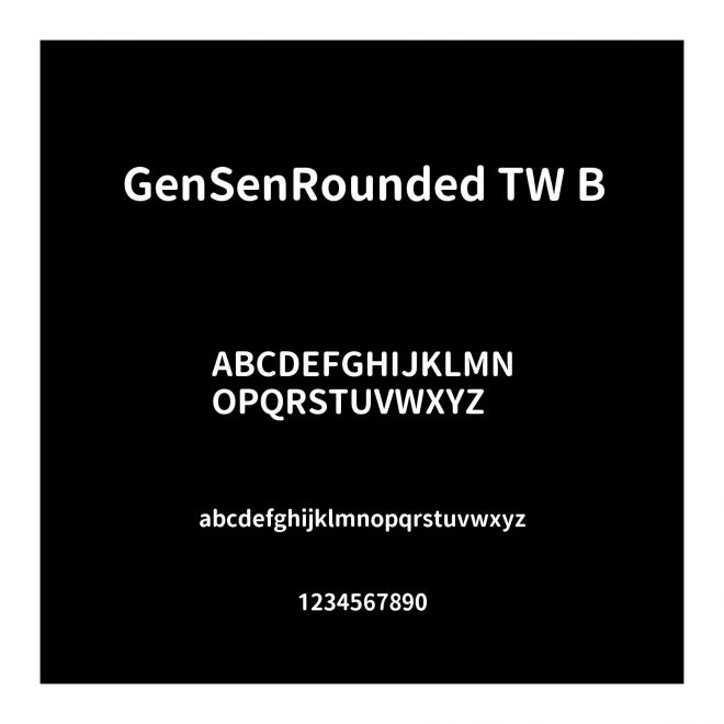 GenSenRounded TW B
