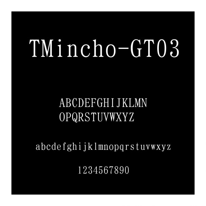 TMincho-GT03
