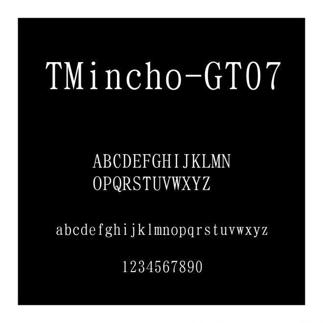 TMincho-GT07