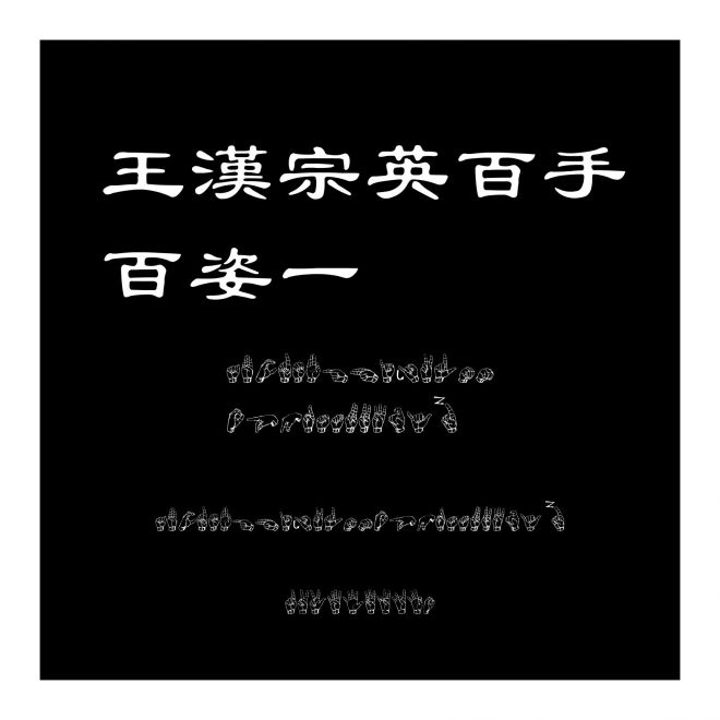 王漢宗英百手百姿一
