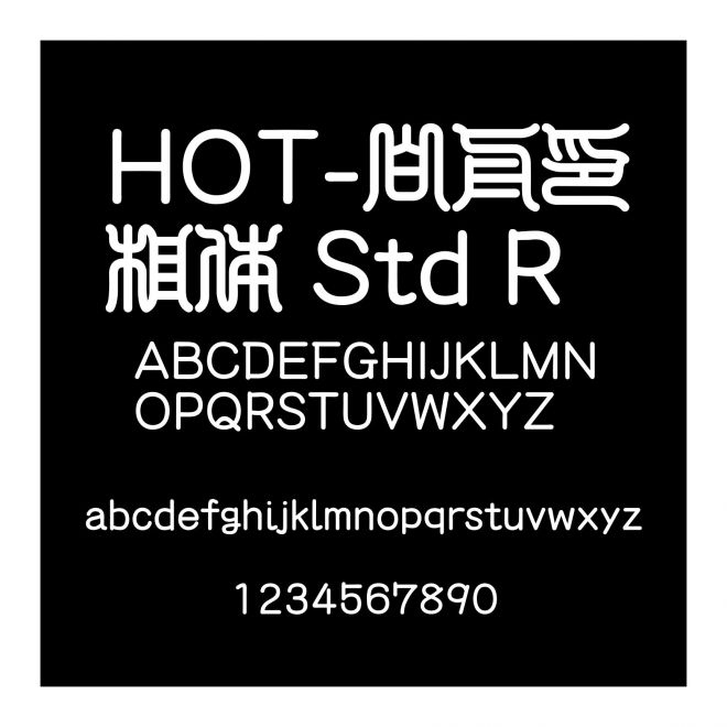 HOT-白舟印相體 Std R
