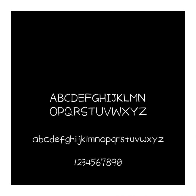 我字酷輝體英文手寫