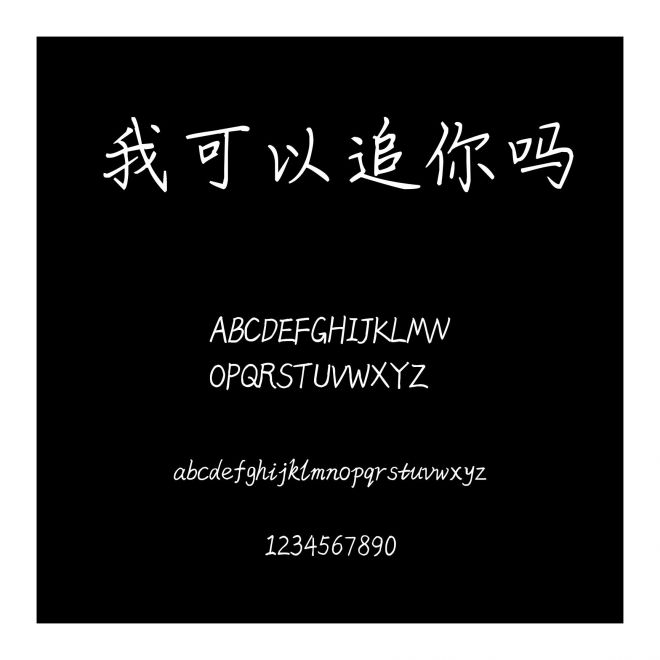 我可以追你嗎