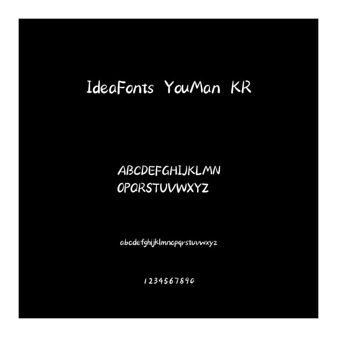 IdeaFonts YouMan KR