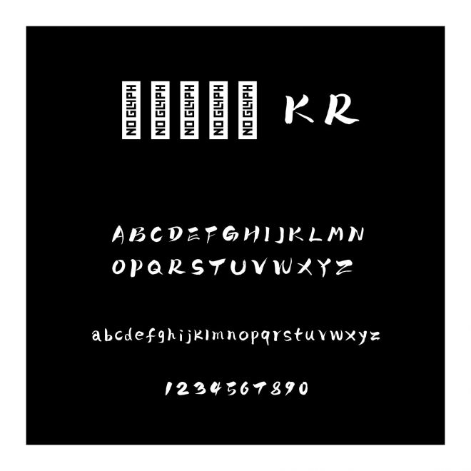 點字風華體 KR