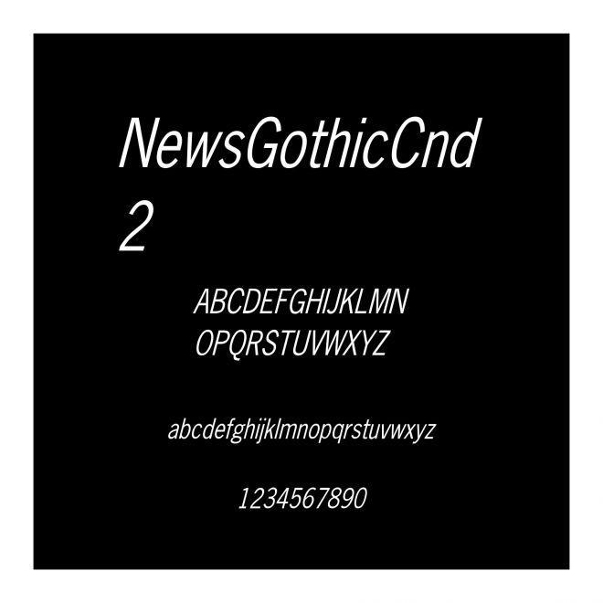 NewsGothicCnd 2