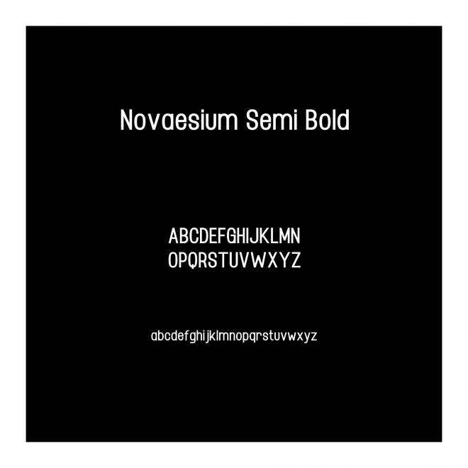 Novaesium Semi Bold