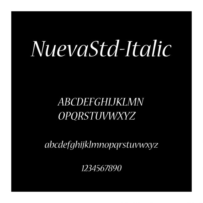 NuevaStd-Italic