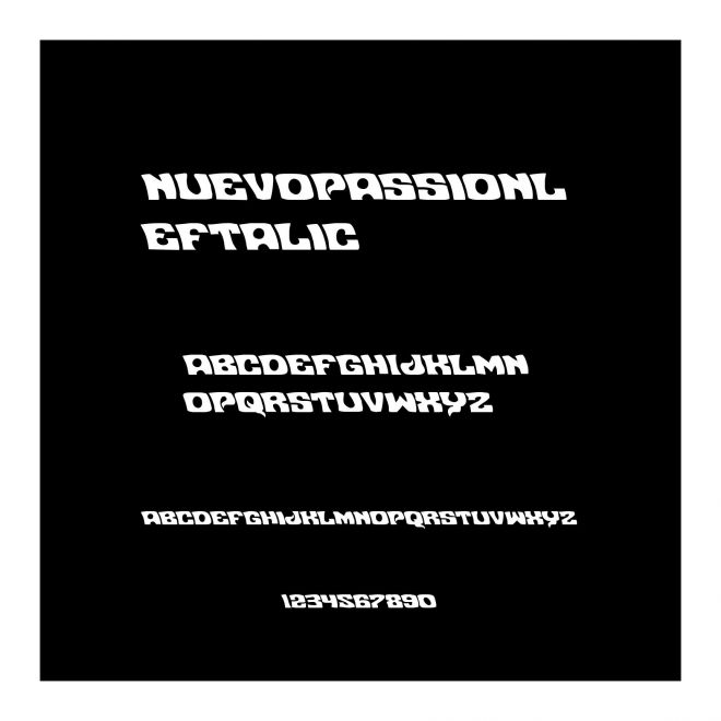 Nuevo Passion Leftalic