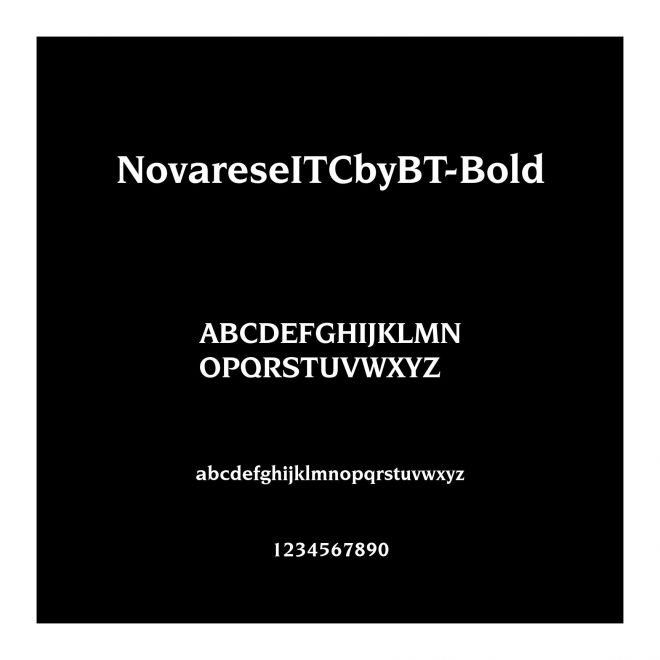 Novarese Bold BT