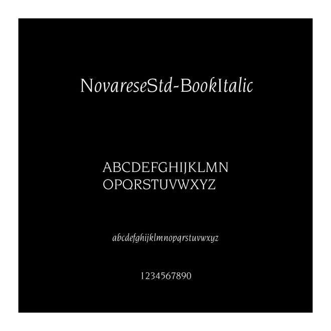 NovareseStd-BookItalic