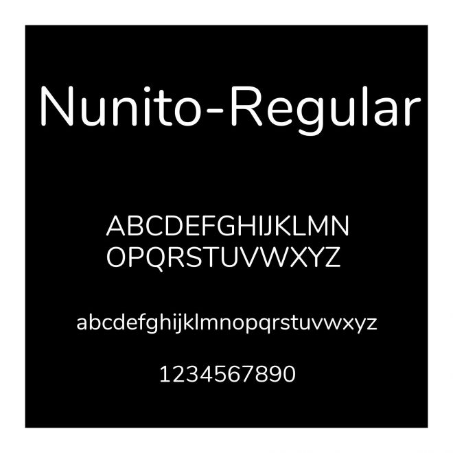 Nunito Regular