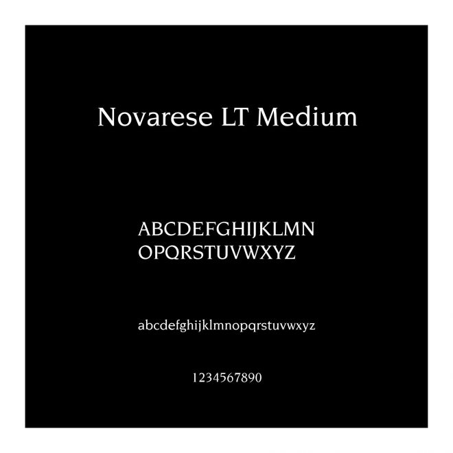 ITC Novarese LT Medium