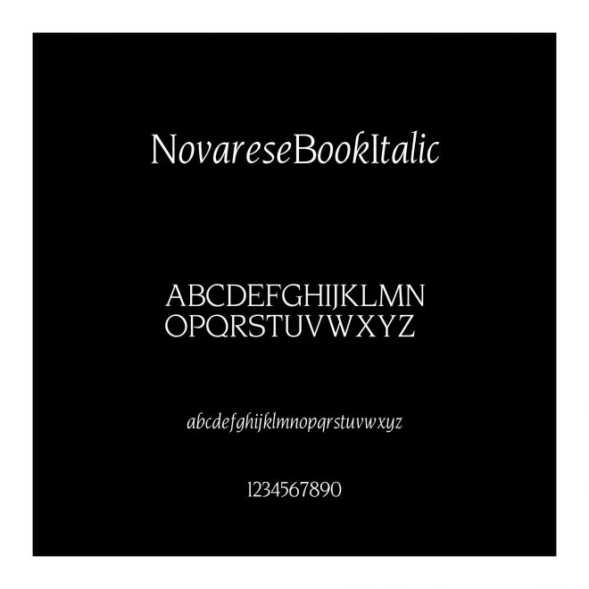 NovareseBookItalic