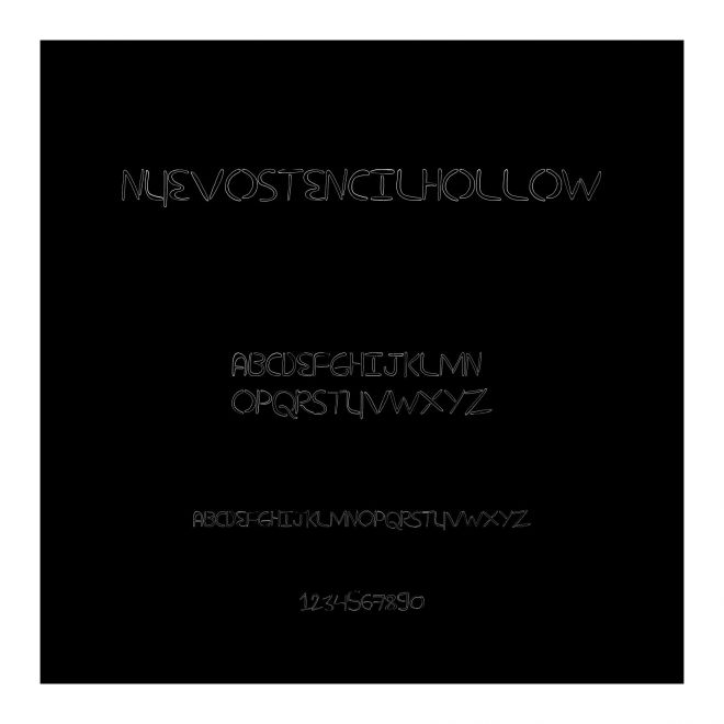 nuevostencil hollow