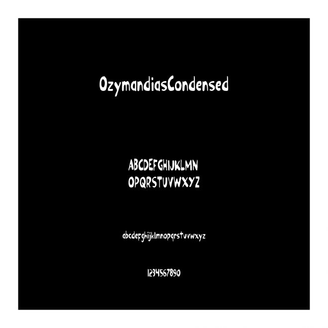 Ozymandias Condensed