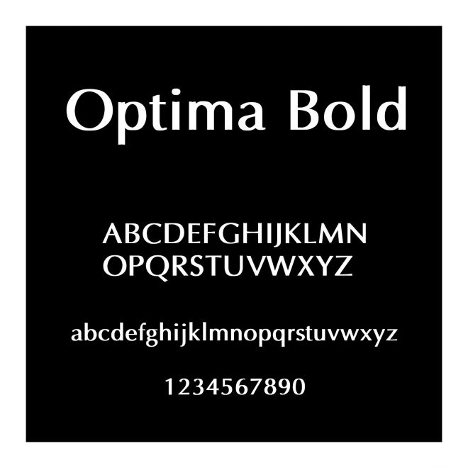 Optima Bold