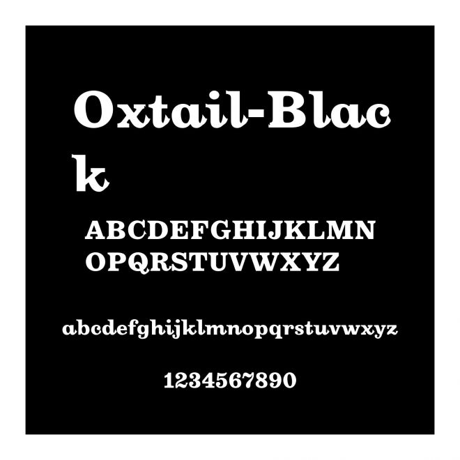 Oxtail-Black