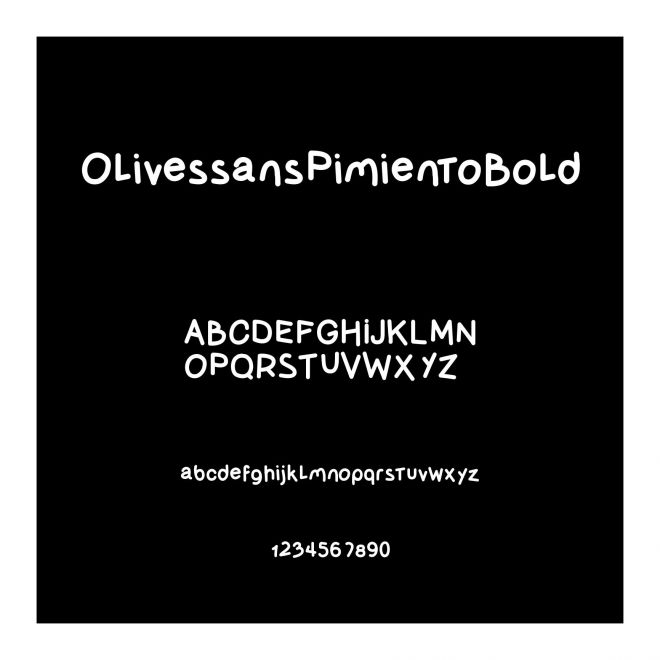 OlivessansPimientoBold