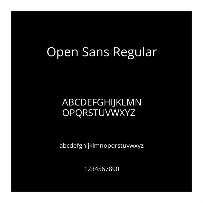 Open Sans Regular