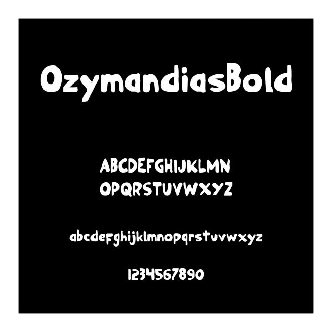 Ozymandias Bold
